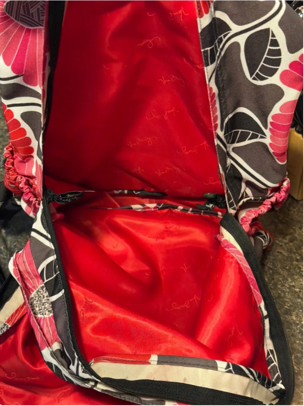 Vera Bradley Retired Cheery Blossoms Backpack